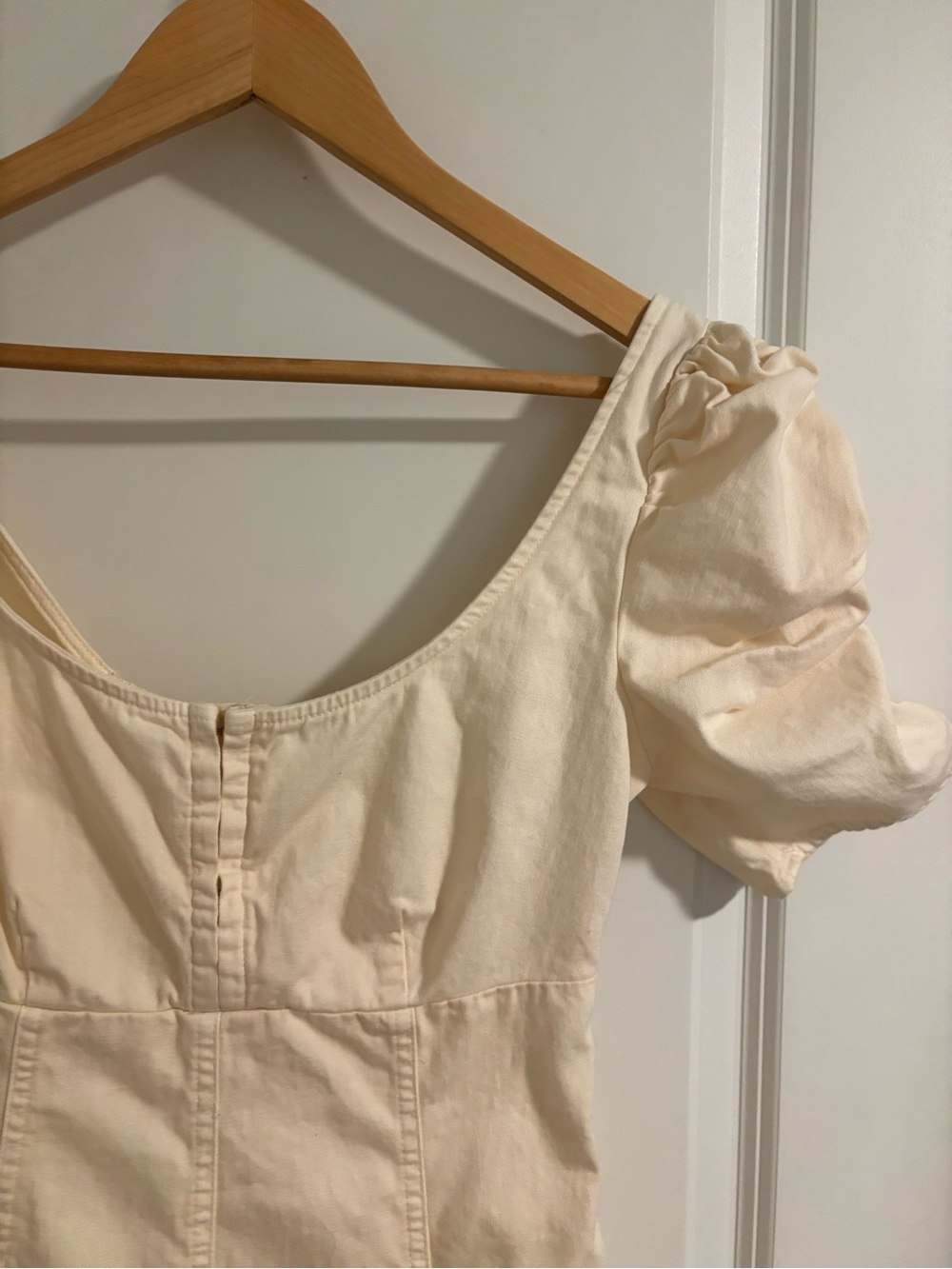 FREE PEOPLE Cotton Cheyenne Denim Mini Dress Size XS - Picture 4 of 12